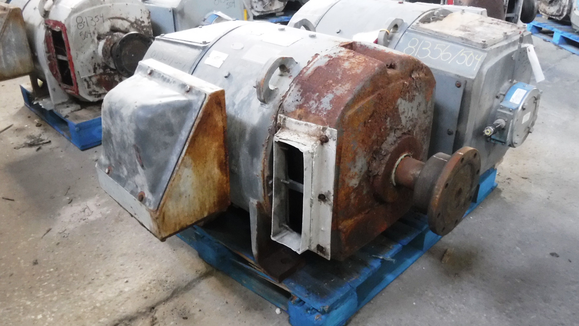 General Electric 75 HP 650/750 RPM 504AT DC Motors 81357